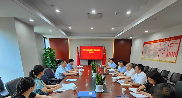 省国资委党委“四个专项整治”督导调研组到徽盐地产集团调研指导工作